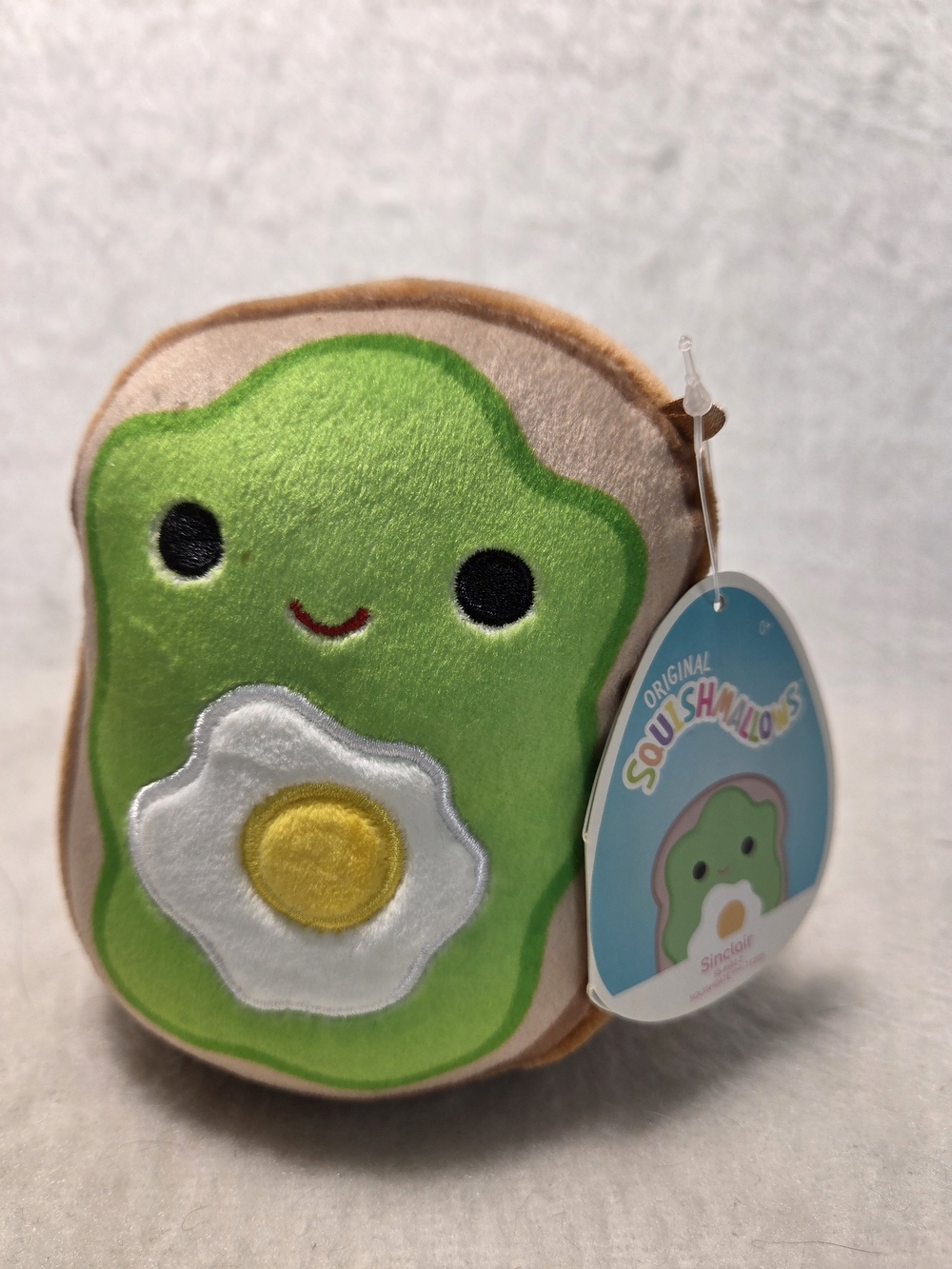 SINCLAIR the AVOCADO TOAST Squishmallows 5" Green and Brown Food Squad Plush